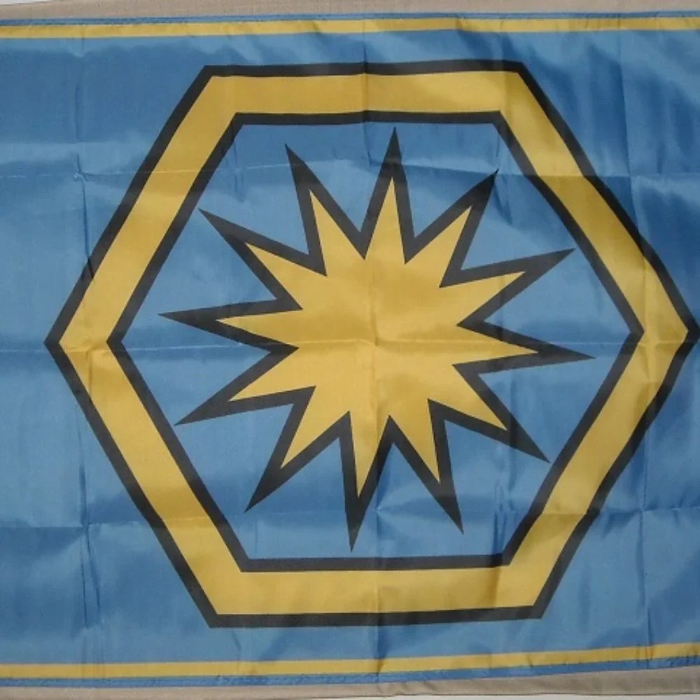 Shining Realm Sectaurs Warriors of Symbion 3'x5' Flag Banner Coleco Dark Domain